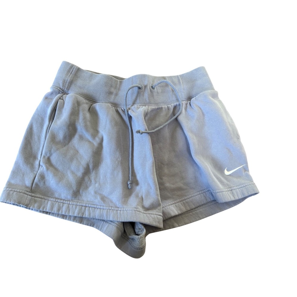Nike Sportswear Fleece Shorts Lavender Purple Drawstring Pockets Large RN56323
